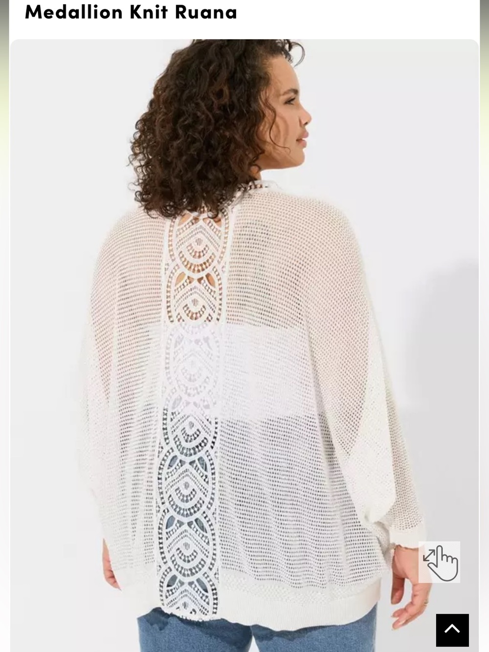 Torrid Medallion Knit Ruana